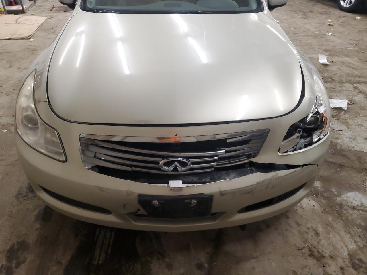 2007 Infiniti G VIN JNKBV61F97M821731 Copart auction photo, front end / rear end damage thumbnail 11