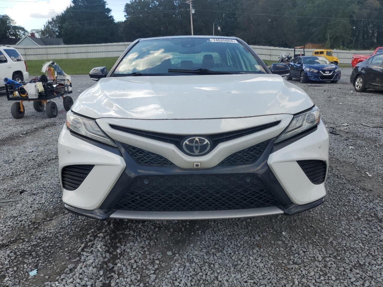 2019 Toyota Camry VIN 4T1B61HK0KU749102 Copart auction photo, rear end damage thumbnail 5