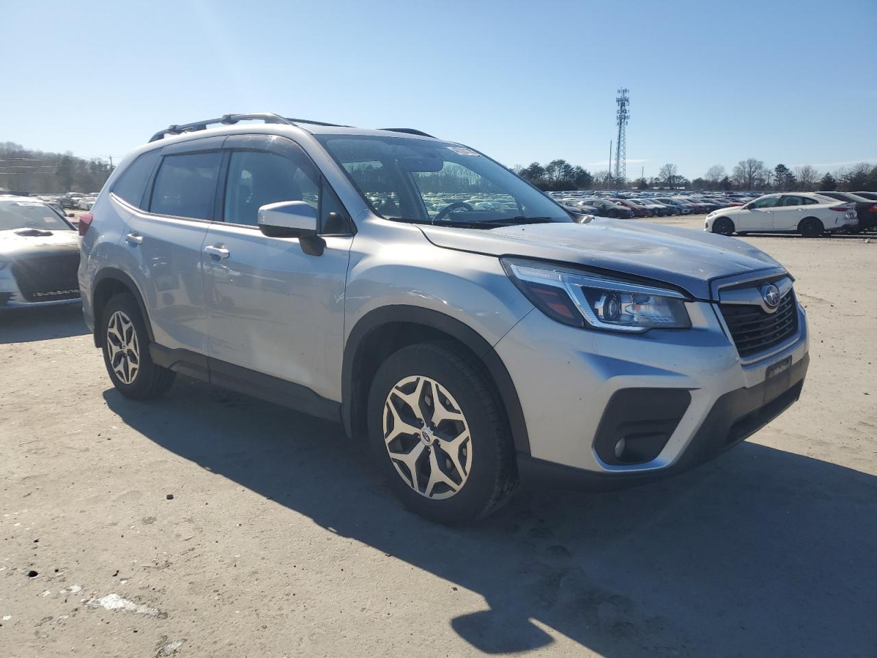 2019 Subaru Forester VIN JF2SKAEC0KH466531 Copart auction photo, top/roof damage thumbnail 4