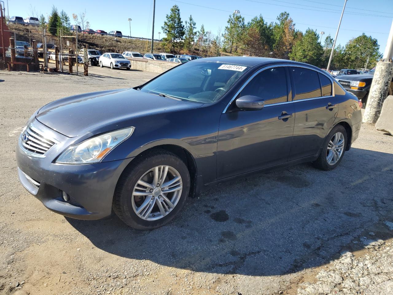 2011 Infiniti G VIN JN1DV6AR4BM650046