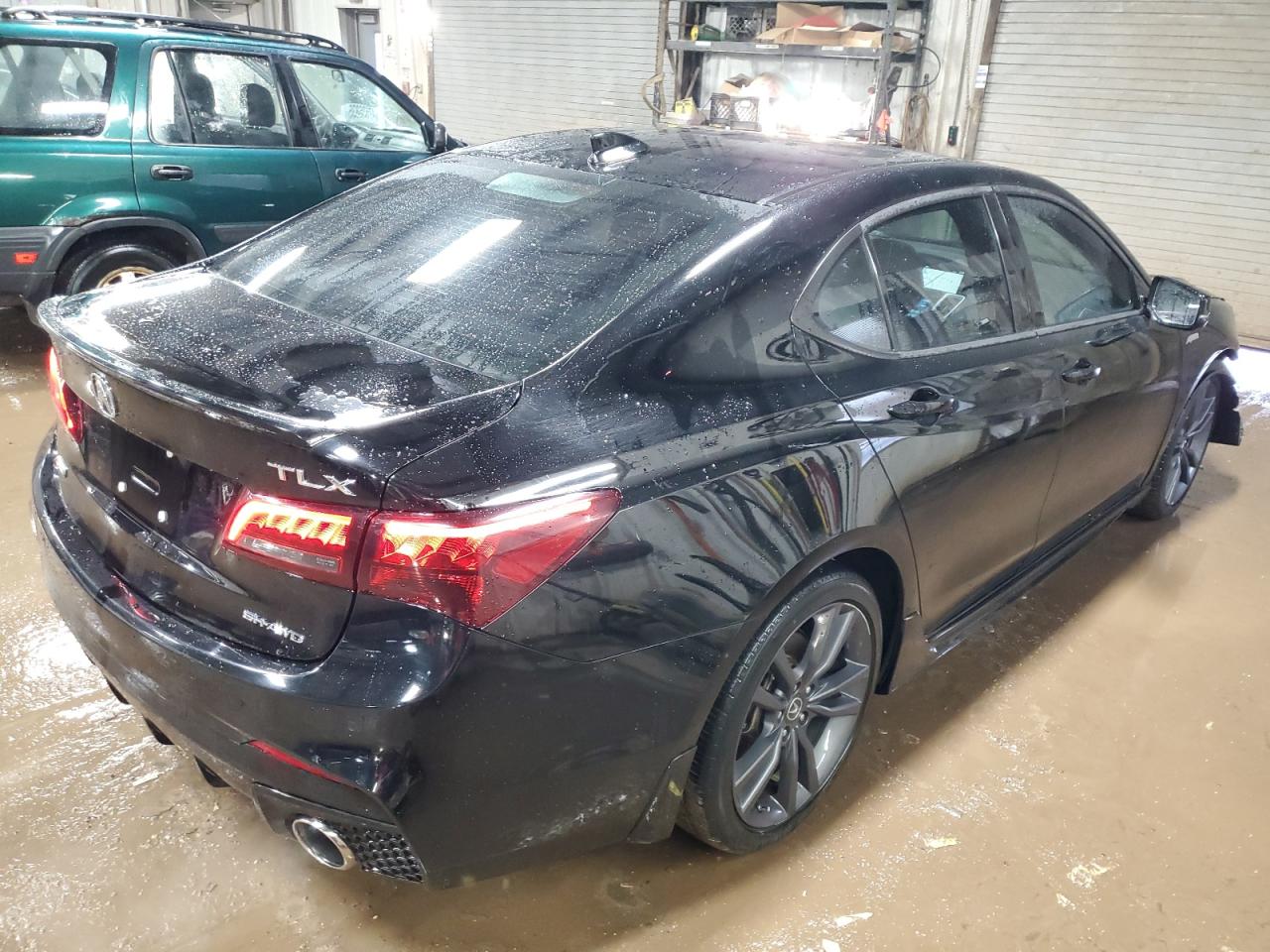 2018 Acura TLX VIN 19UUB3F65JA006303 Copart auction photo, front end damage thumbnail 3