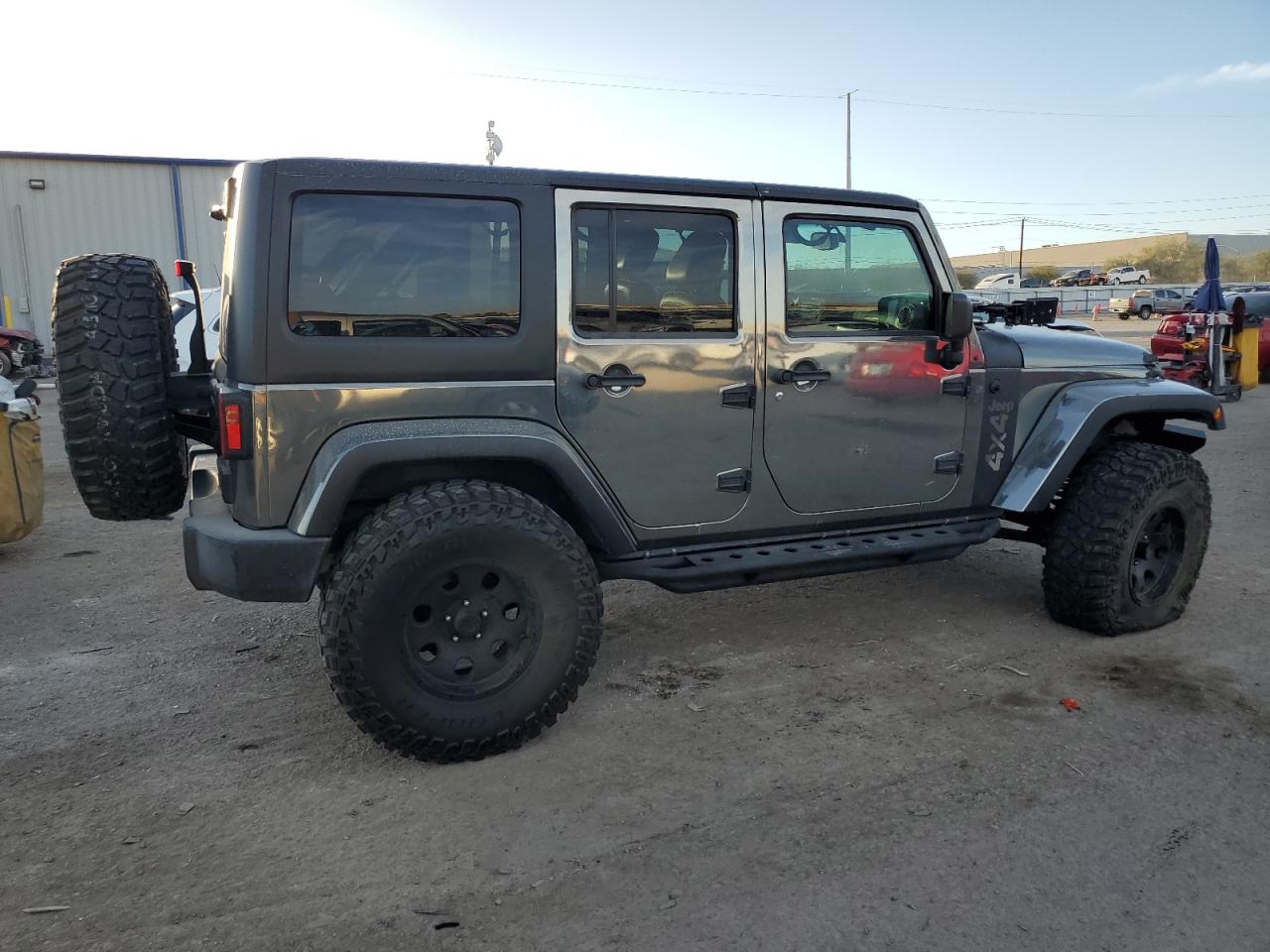 2015 Jeep Wrangler VIN 1C4BJWEG1FL666838 Copart auction photo, front end damage thumbnail 3