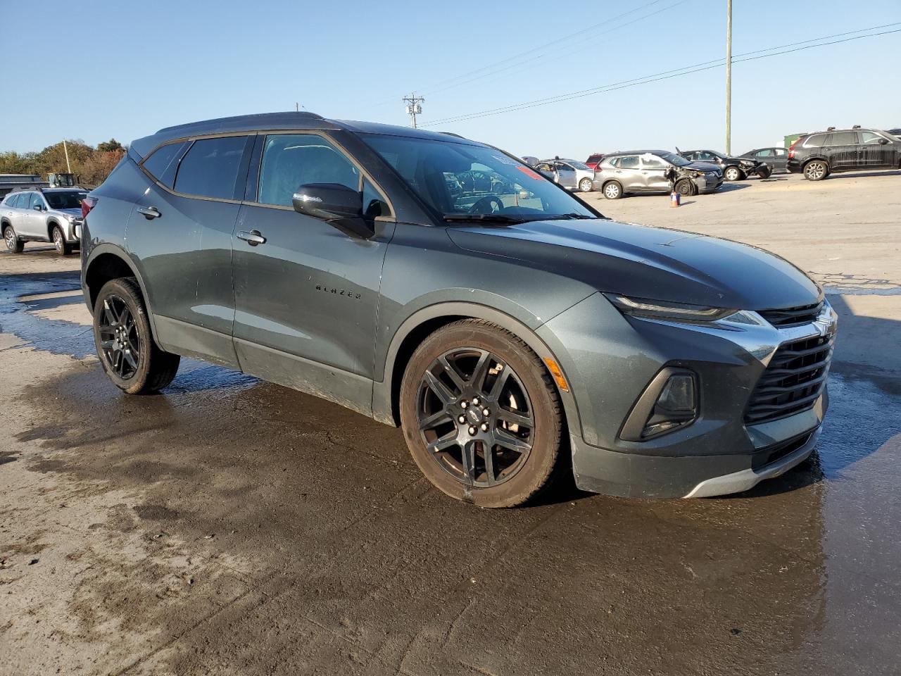 2020 Chevrolet Blazer VIN 3GNKBBRA8LS596277 Copart auction photo, biohazard/chemical / front end damage thumbnail 4
