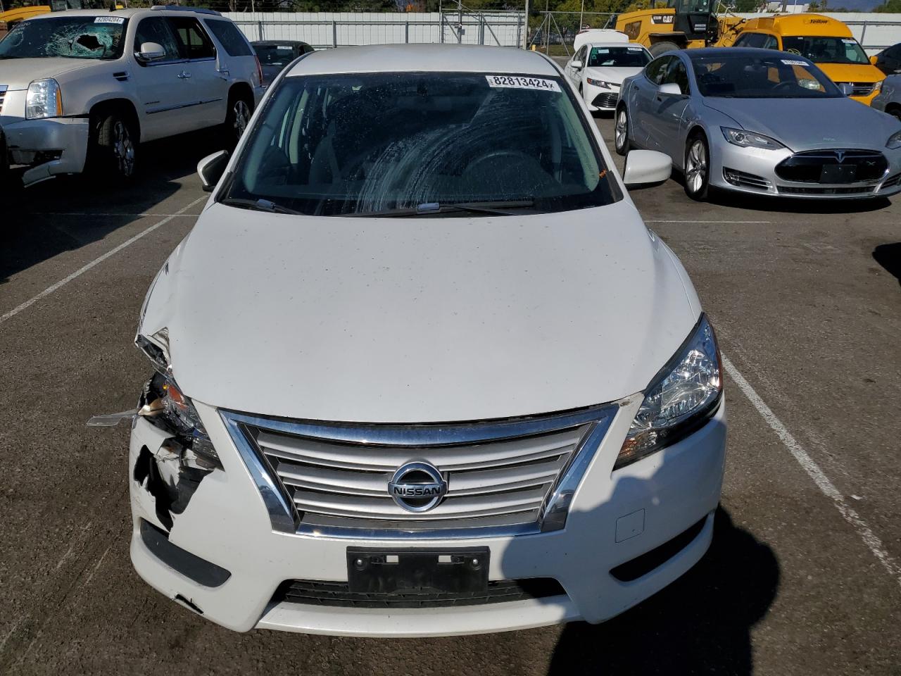 2015 Nissan Sentra VIN 3N1AB7APXFY277775 Copart auction photo, undercarriage / front end damage thumbnail 5