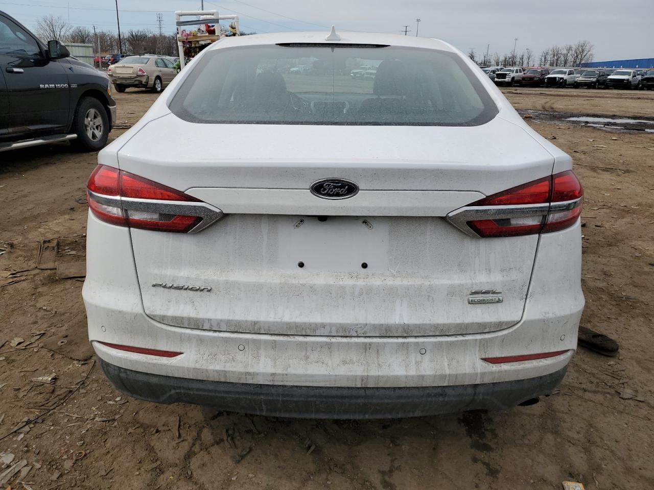 2020 Ford Fusion VIN 3FA6P0CD9LR177287 Copart auction photo, side / stripped damage thumbnail 6