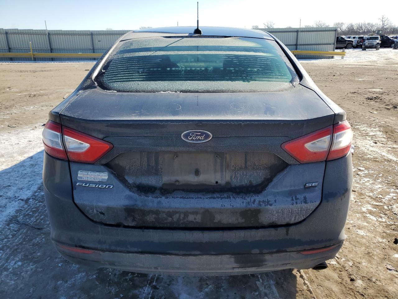 2014 Ford Fusion VIN 3FA6P0H76ER318418 Copart auction photo, front end / side damage thumbnail 6