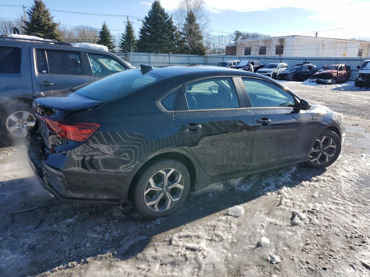 2021 KIA Forte VIN 3KPF24AD4ME284548 Copart auction photo, rear end damage thumbnail 3