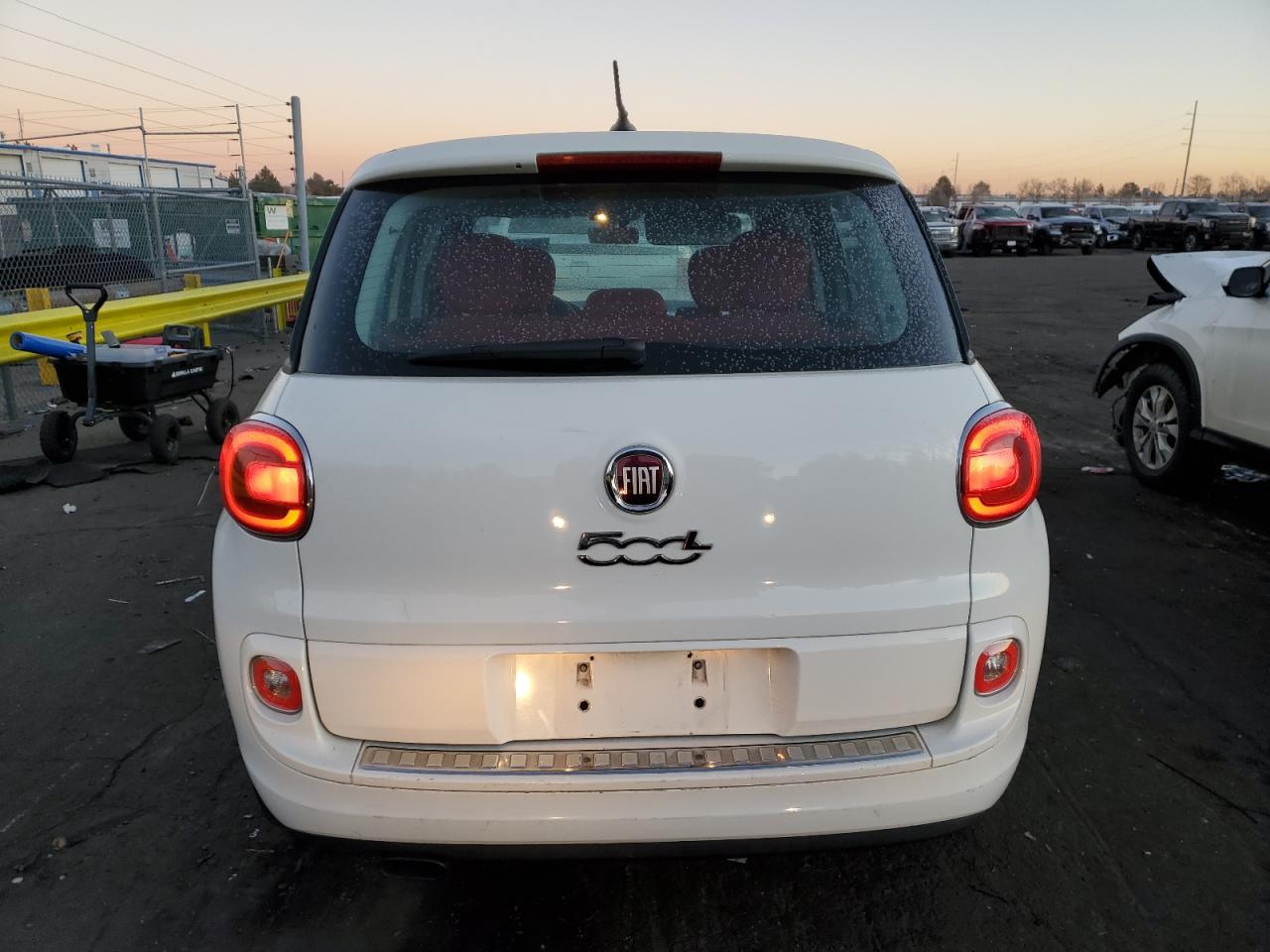 2014 Fiat 500 VIN ZFBCFAAH5EZ010325 Copart auction photo, all over damage thumbnail 6