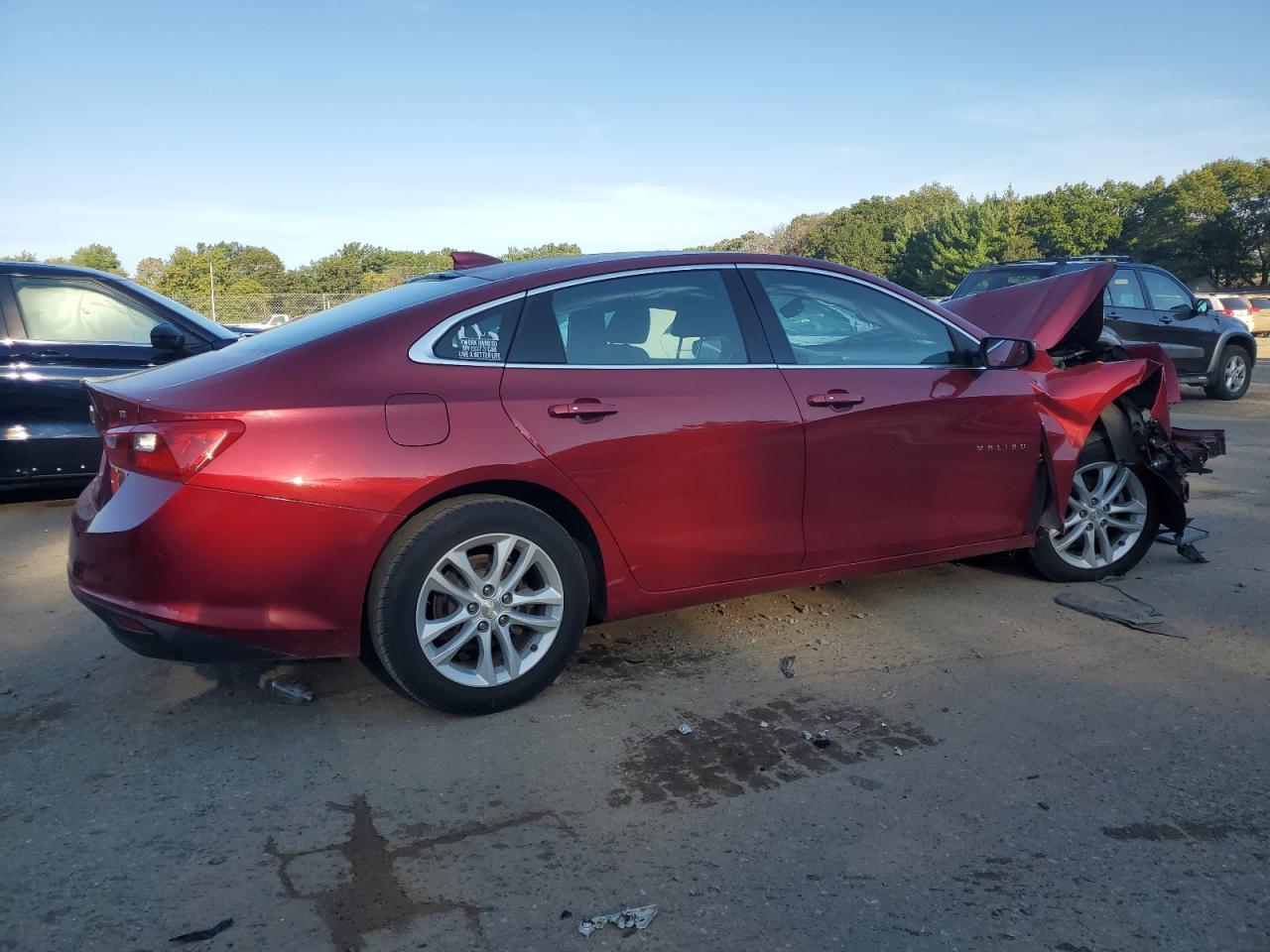 2016 Chevrolet Malibu VIN 1G1ZE5ST6GF179562 Copart auction photo, front end damage thumbnail 3