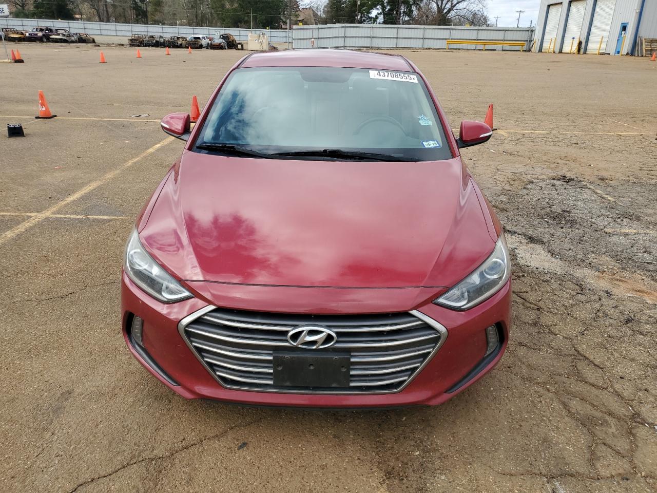 2017 Hyundai Elantra VIN KMHD84LFXHU065245 Copart auction photo, rear end damage thumbnail 5