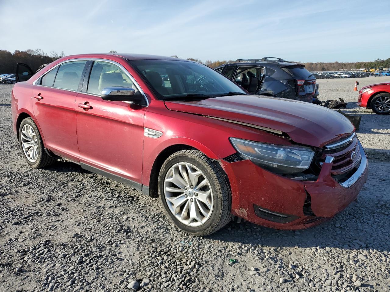 2014 Ford Taurus VIN 1FAHP2F81EG183128 Copart auction photo, front end damage thumbnail 4