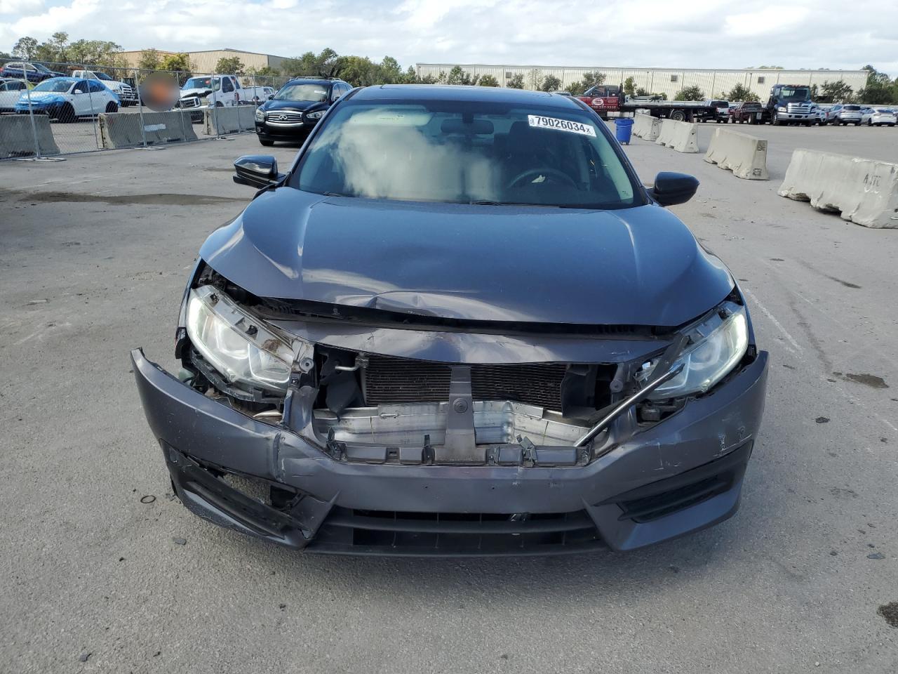 2017 Honda Civic VIN 2HGFC2F72HH541044 Copart auction photo, front end / side damage thumbnail 5