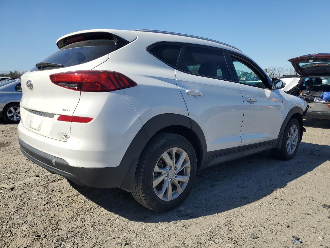 2019 Hyundai Tucson VIN KM8J3CA47KU895721 Copart auction photo, front end / minor dent/scratches damage thumbnail 3