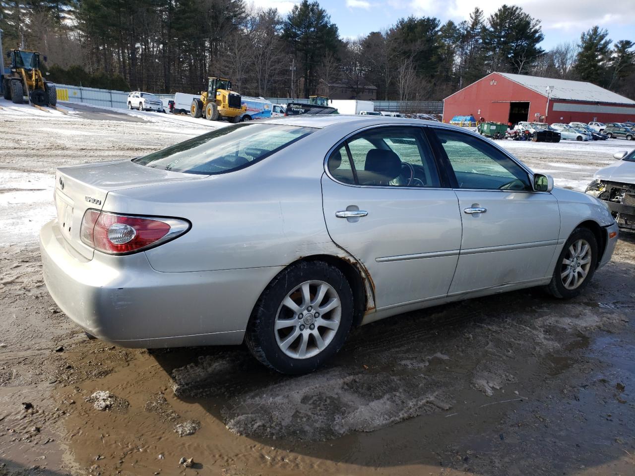 2003 Lexus ES VIN JTHBF30G230103154 Copart auction photo, undercarriage / side damage thumbnail 3