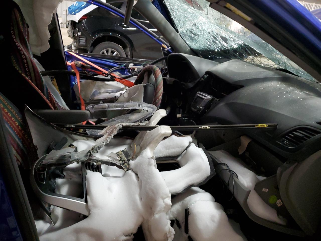 2014 Hyundai Accent VIN KMHCT4AE2EU651423 Copart auction photo, front end / side damage thumbnail 7