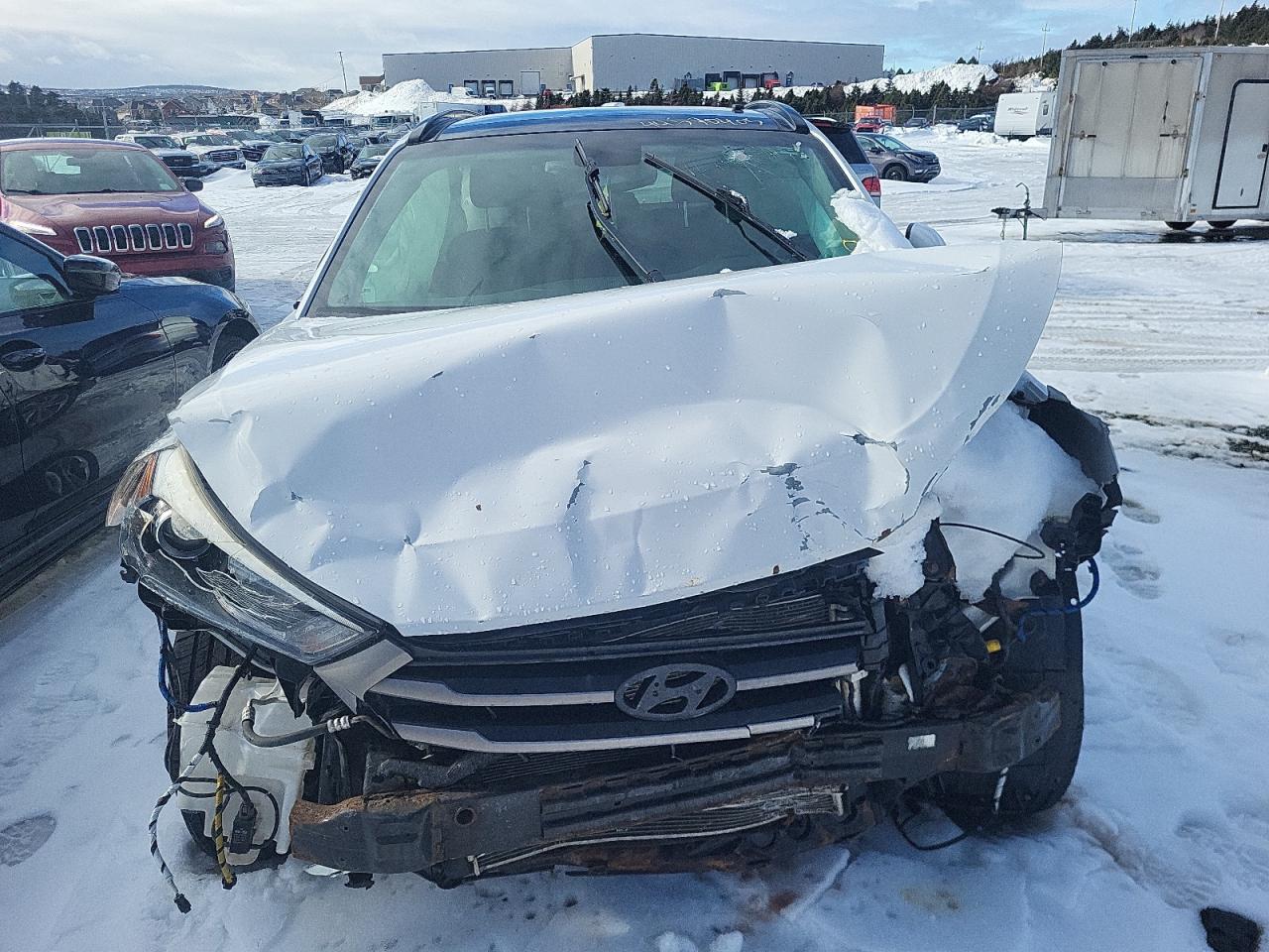 2016 Hyundai Tucson VIN KM8J3CA41GU217456 Copart auction photo, all over damage thumbnail 5
