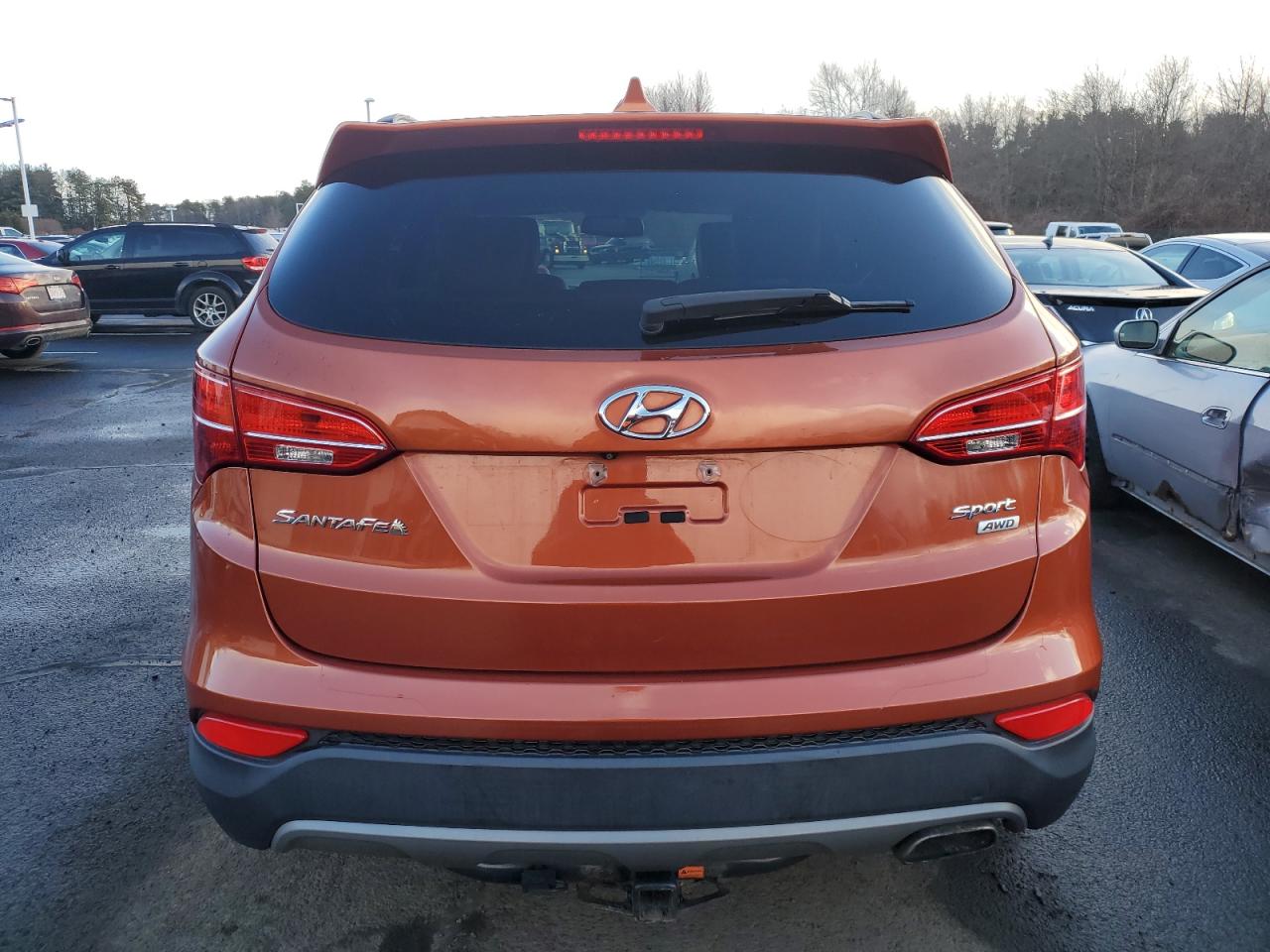 2015 Hyundai Santa Fe VIN 5XYZUDLB8FG289552 Copart auction photo, mechanical / minor dent/scratches damage thumbnail 6