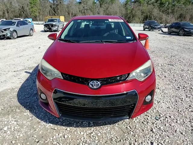 2015 Toyota Corolla VIN 5YFBURHE2FP229375 Copart auction photo, side damage thumbnail 13