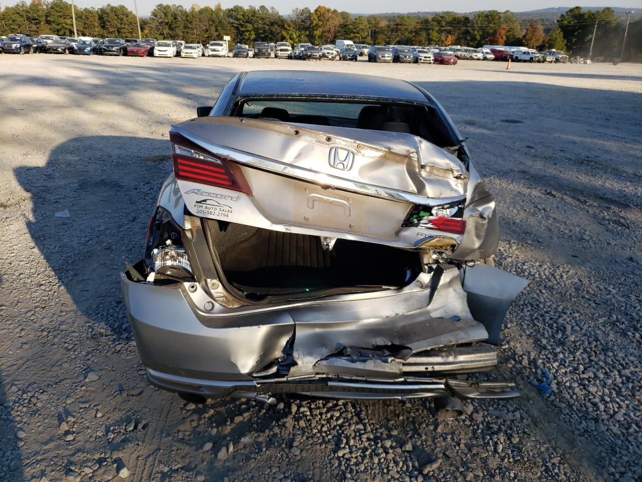 2016 Honda Accord VIN 1HGCR2F54GA065554 Copart auction photo, rear end damage thumbnail 6