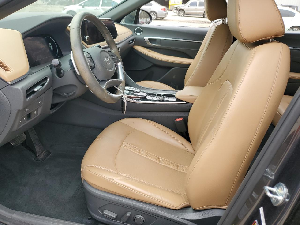 2021 Hyundai Sonata VIN 5NPEH4J20MH127944 Copart auction photo, rear end damage thumbnail 7
