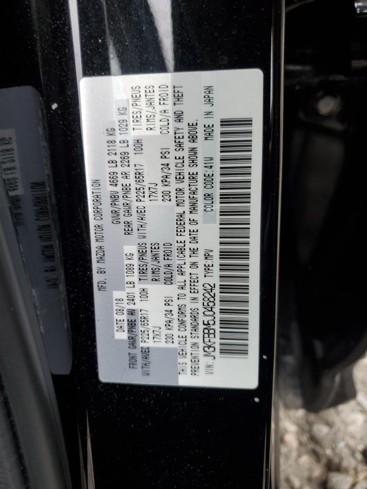 2018 Mazda CX-5 VIN JM3KFBBM5J0458242 Copart auction photo, front end / minor dent/scratches damage thumbnail 13
