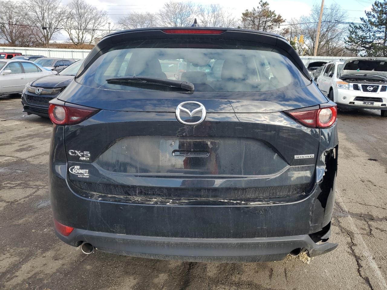 2020 Mazda CX-5 VIN JM3KFBBM8L0856466 Copart auction photo, all over / undercarriage damage thumbnail 6