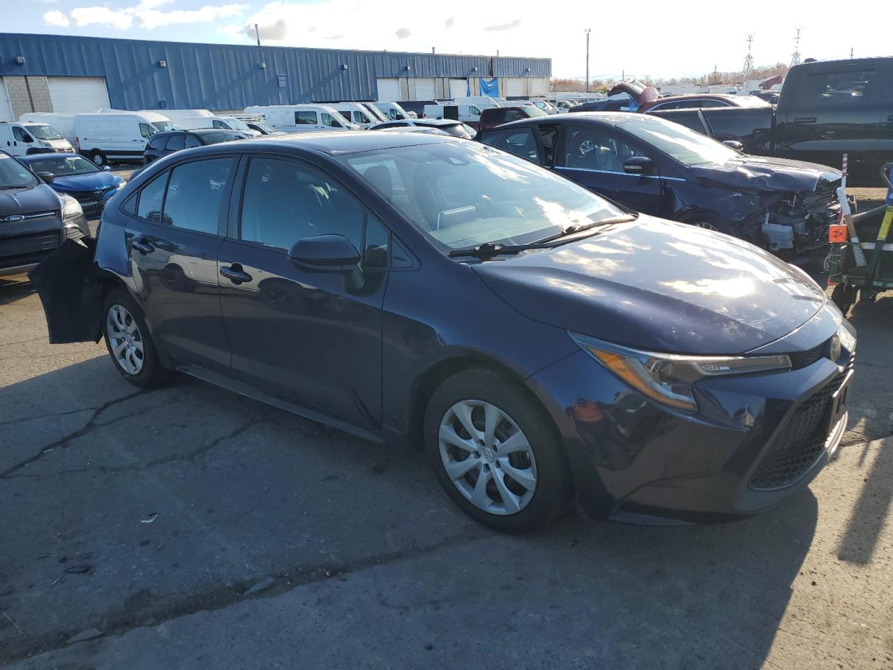 2021 Toyota Corolla VIN 5YFEPMAE1MP209195 Copart auction photo, rear end damage thumbnail 4