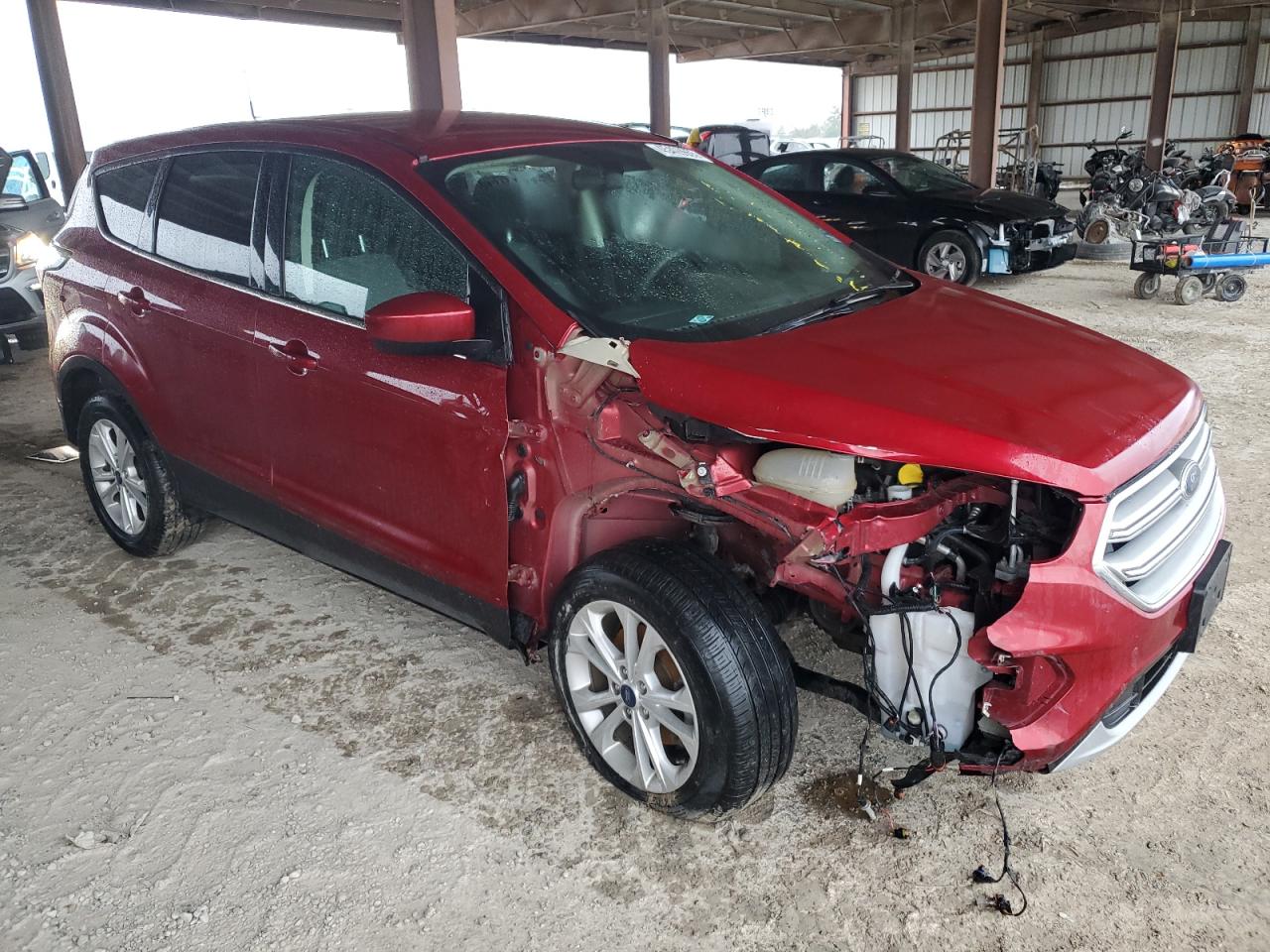 2017 Ford Escape VIN 1FMCU0GD5HUE02851 Copart auction photo, front end / minor dent/scratches damage thumbnail 4