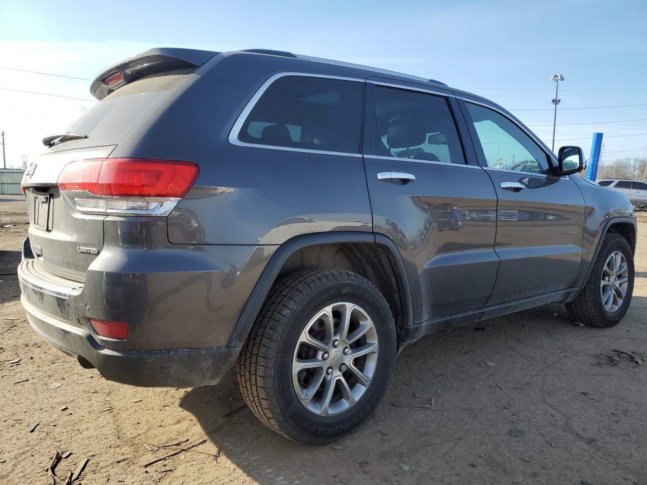 2015 Jeep Grand Cherokee VIN 1C4RJFBG9FC205891 Copart auction photo, side damage thumbnail 3