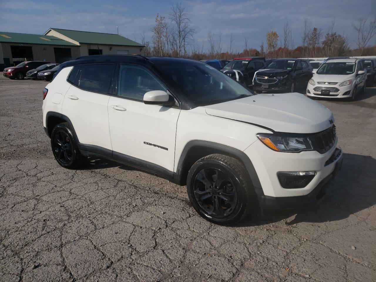 2018 Jeep Compass VIN 3C4NJDBB3JT314965 Copart auction photo, front end damage thumbnail 4