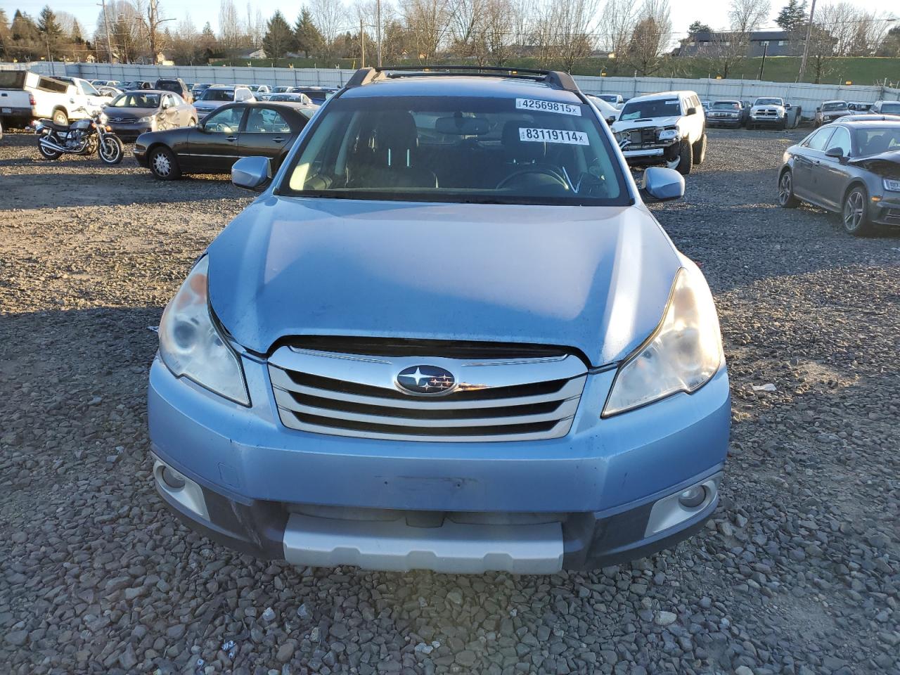 2012 Subaru Outback VIN 4S4BRBKC9C3293638 Copart auction photo, side / front end damage thumbnail 5