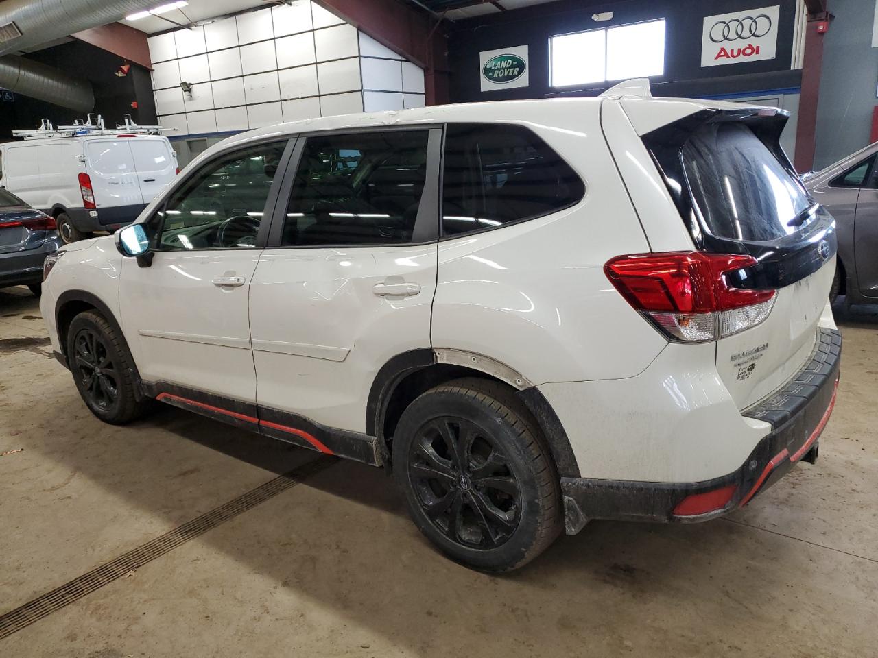 2019 Subaru Forester VIN JF2SKAPC5KH473522 Copart auction photo, top/roof / side damage thumbnail 2