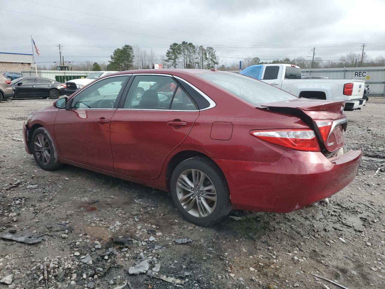 2016 Toyota Camry VIN 4T1BF1FK6GU576678 Copart auction photo, rear end / all over damage thumbnail 2