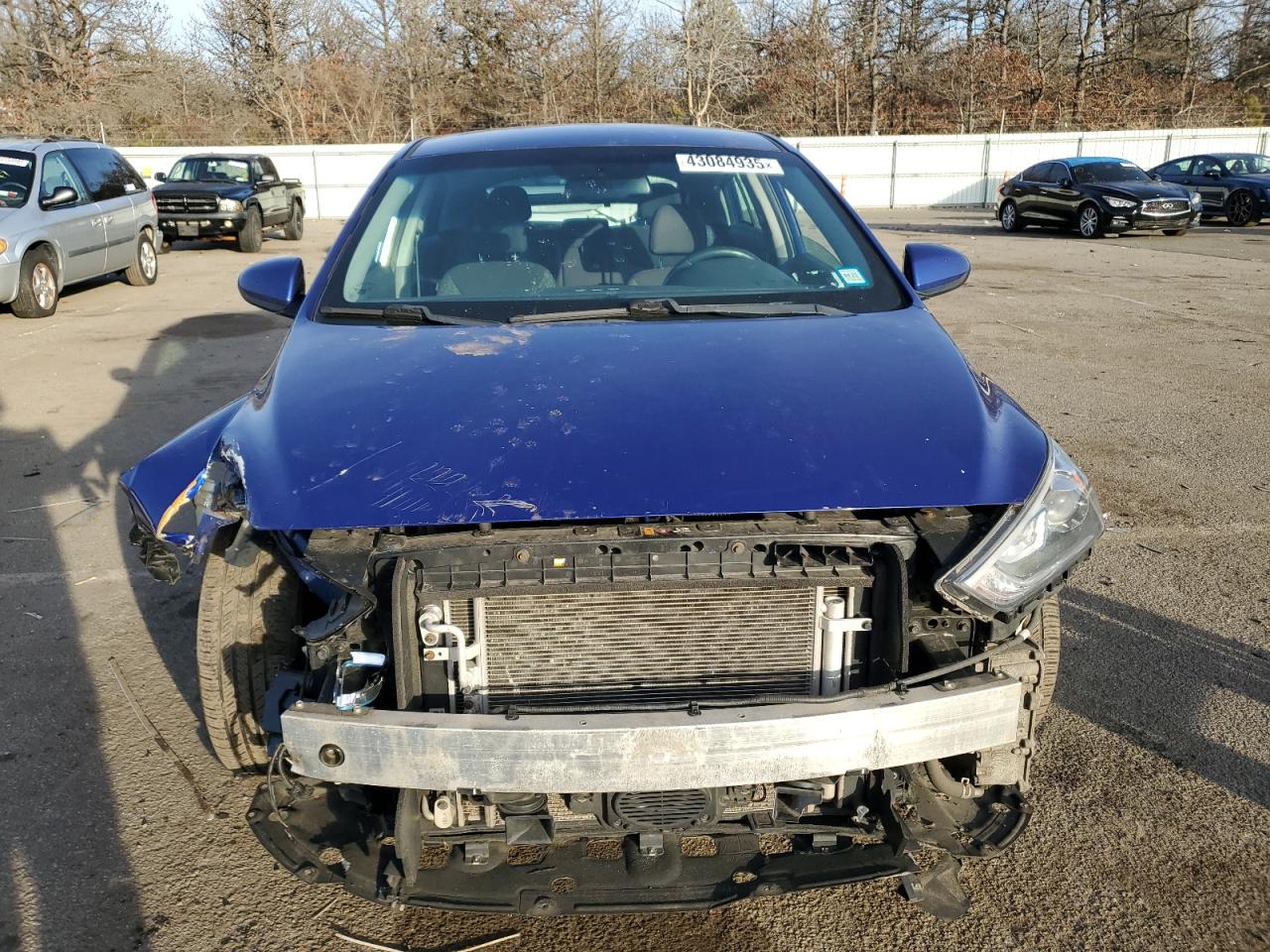 2019 Hyundai IONIQ VIN KMHC65LD3KU159724 Copart auction photo, front end damage thumbnail 5