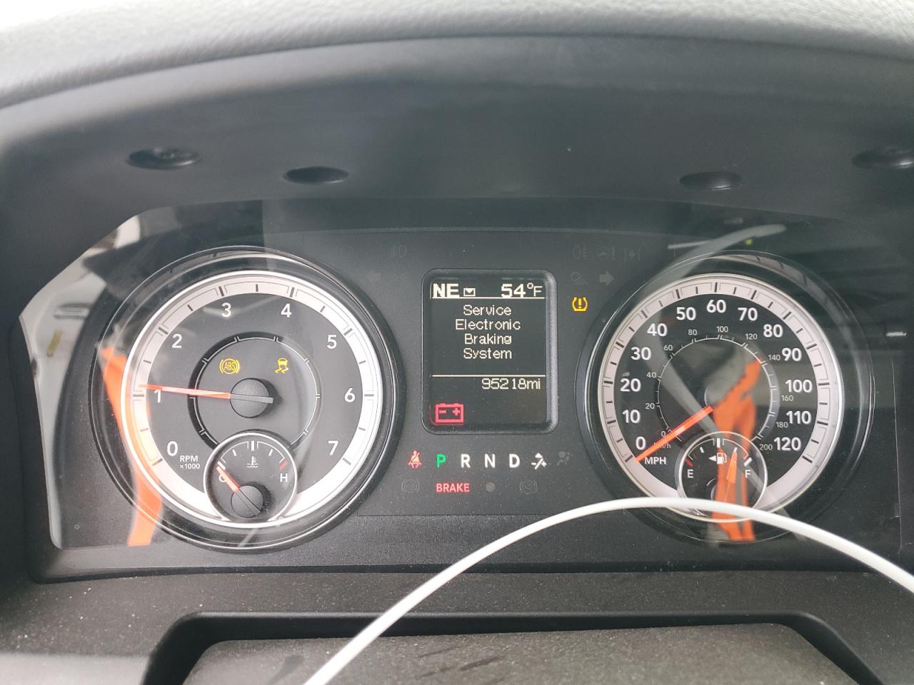 2020 RAM 1500 VIN 3C6RR7KT3LG131525 Copart auction photo, front end damage thumbnail 9