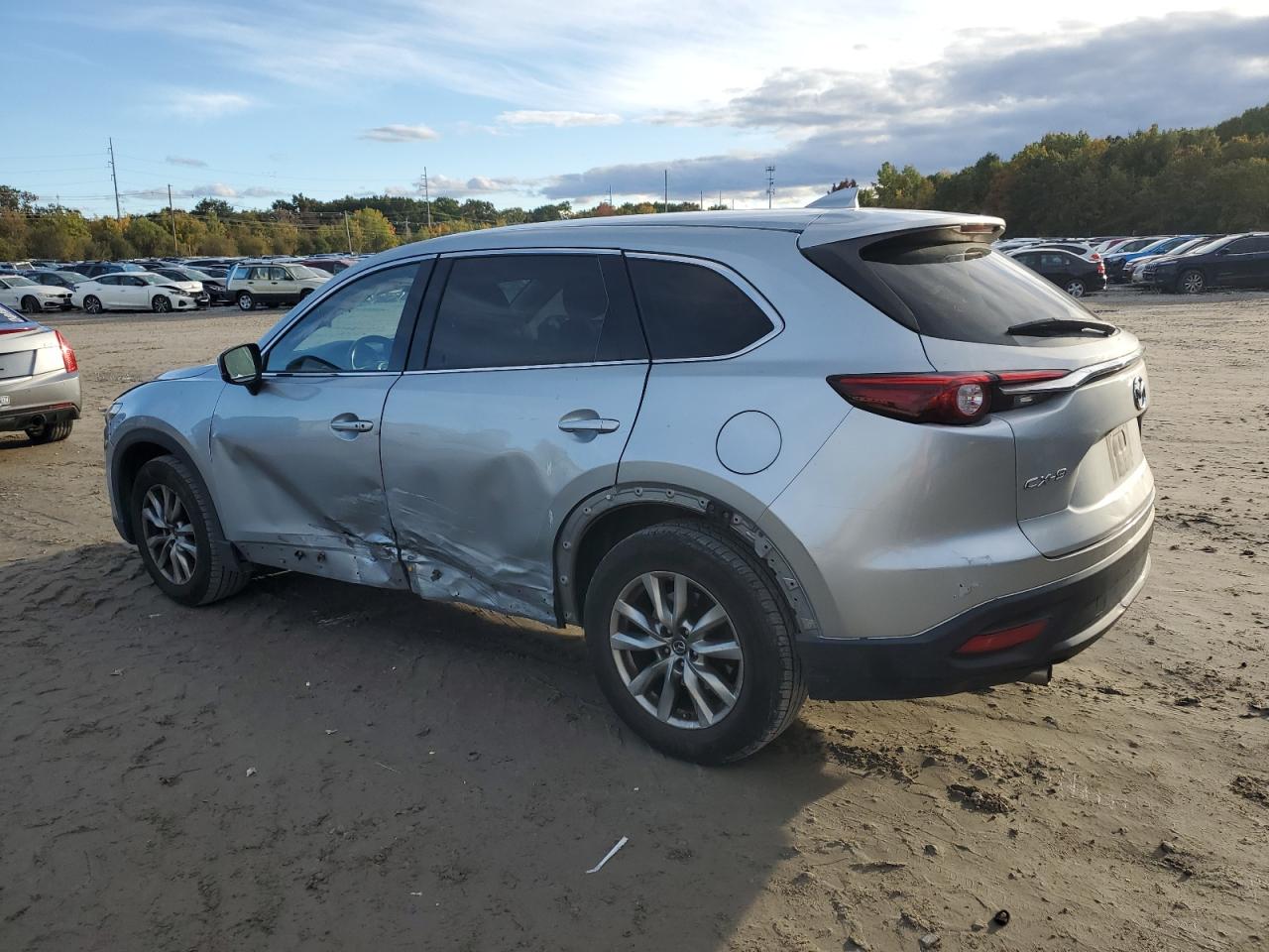 2018 Mazda CX-9 VIN JM3TCACY9J0219169 Copart auction photo, side / rear end damage thumbnail 2