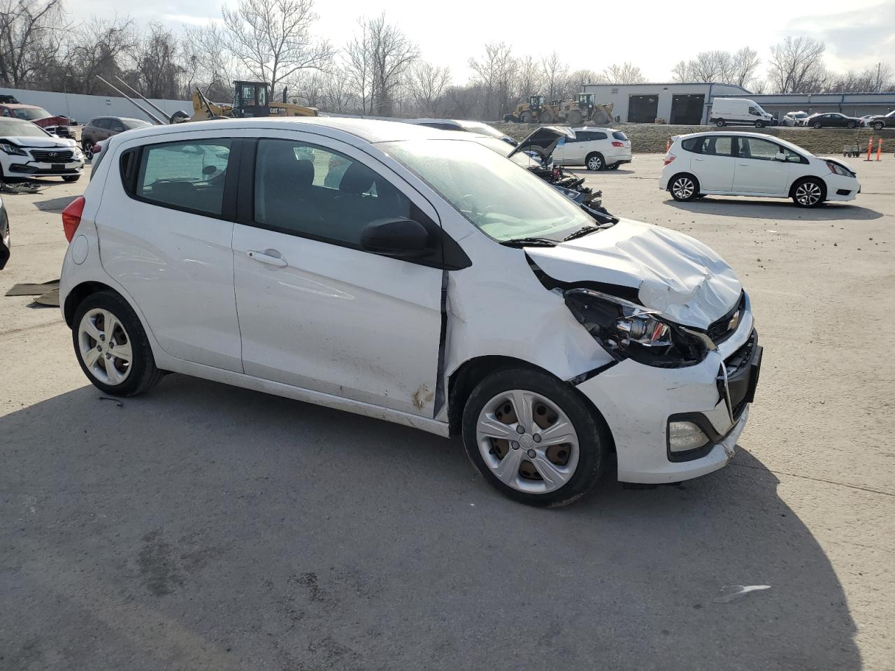 2019 Chevrolet Spark VIN KL8CA6SA5KC704367 Copart auction photo, front end damage thumbnail 4