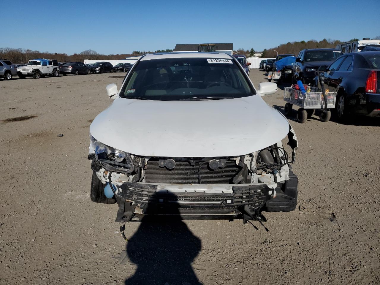 2017 Honda Accord VIN 1HGCR2F93HA211981 Copart auction photo, front end / rear end damage thumbnail 5