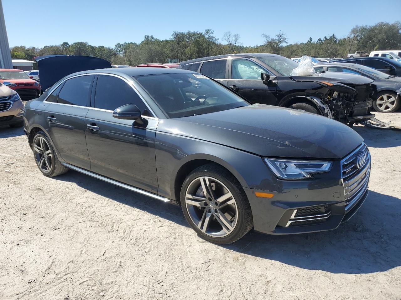 2017 Audi A4 VIN WAUENAF49HN002199 Copart auction photo, rear end damage thumbnail 4