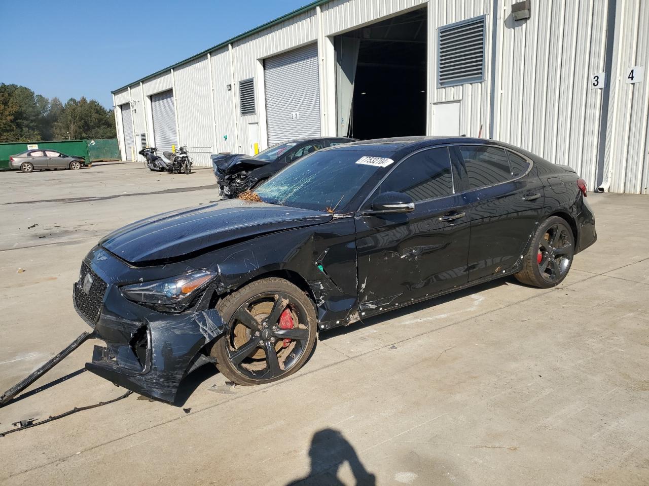 2021 Genesis G70 VIN KMTG34LE7MU066534