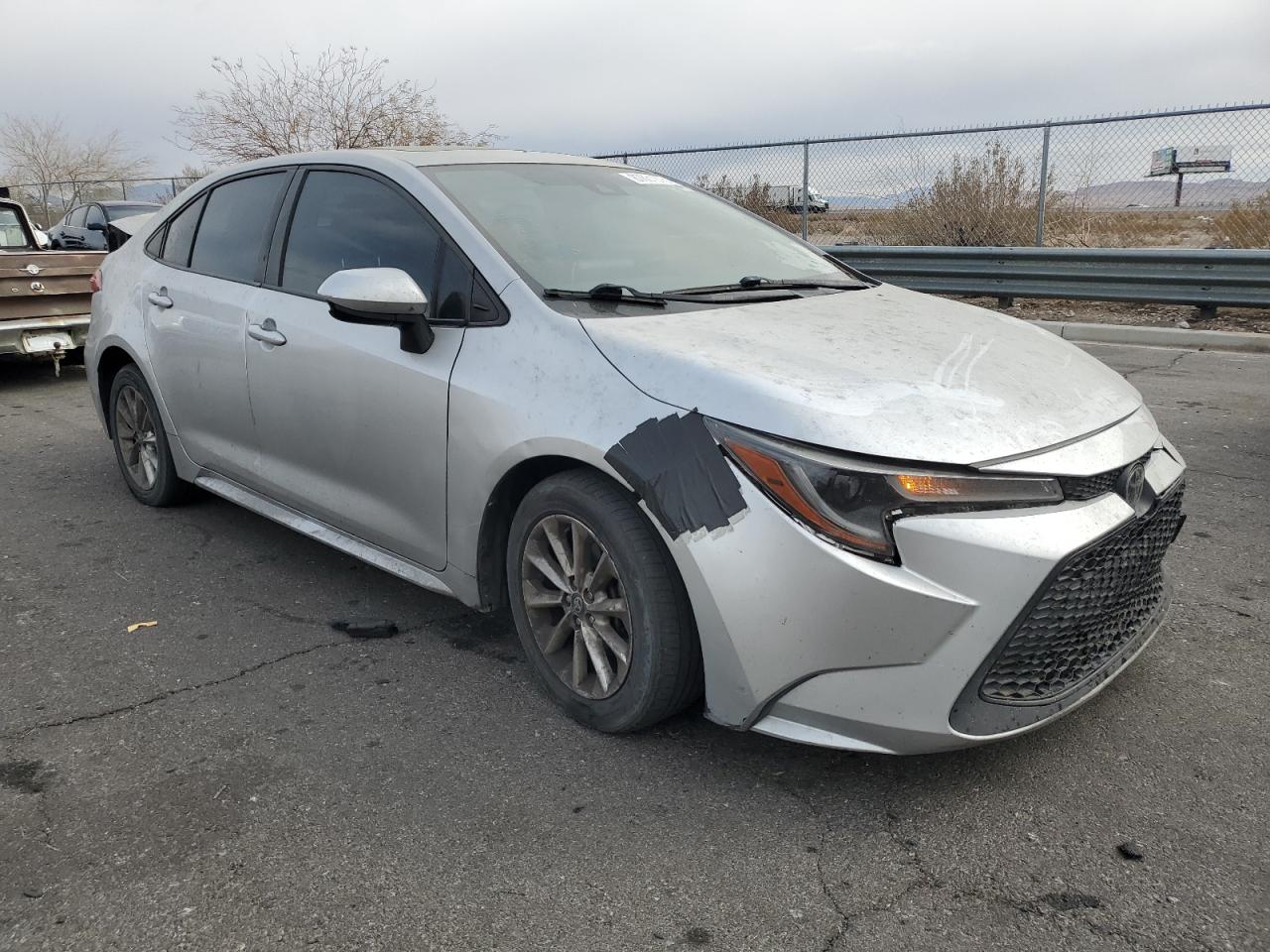 2020 Toyota Corolla VIN JTDHPRAE2LJ008080 Copart auction photo, rear end / front end damage thumbnail 4
