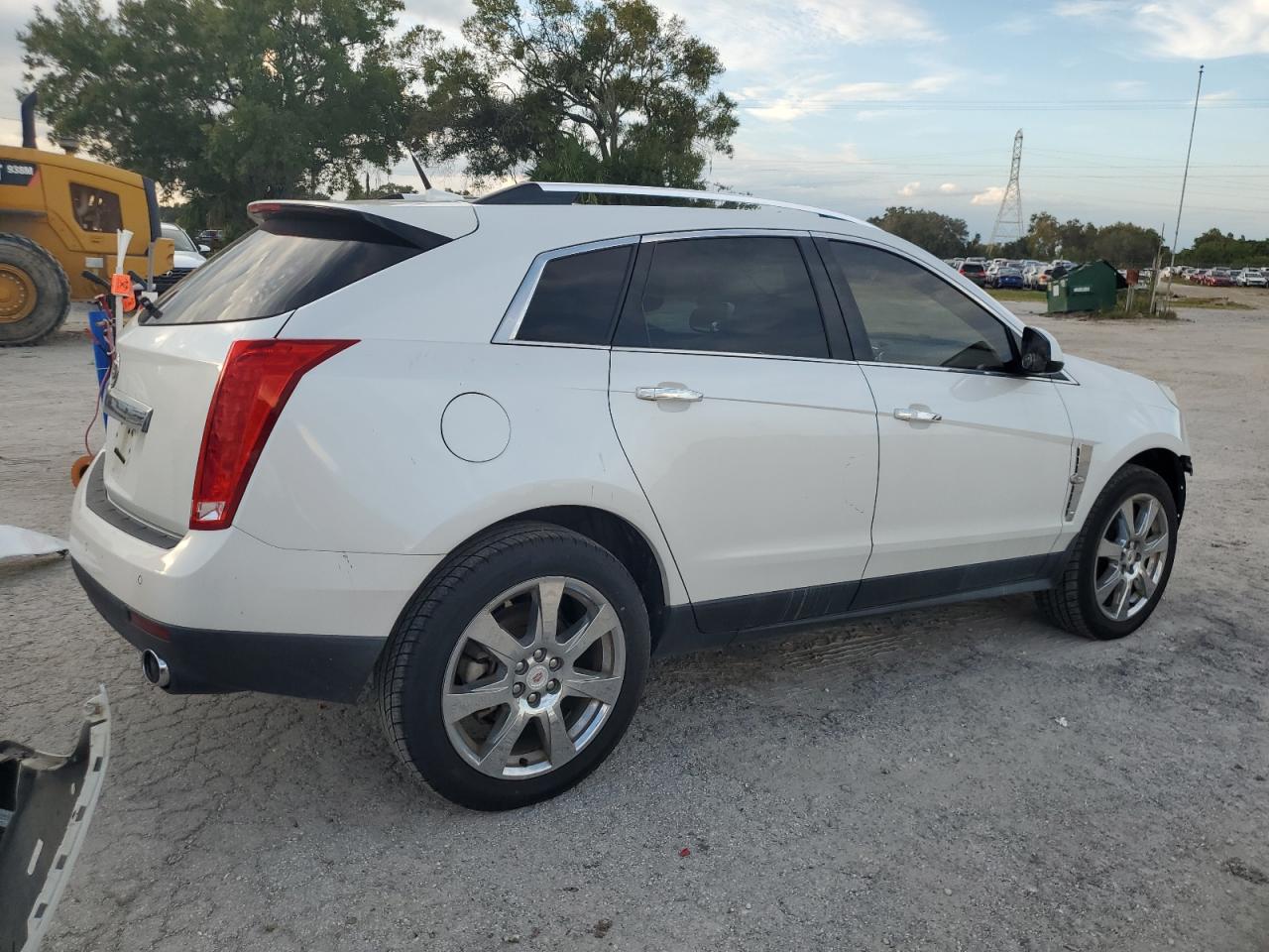 2011 Cadillac SRX VIN 3GYFNBEY8BS584465 Copart auction photo, front end / side damage thumbnail 3