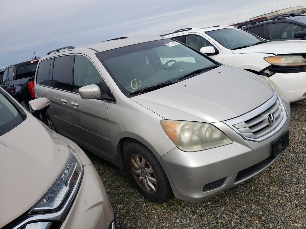 2008 Honda Odyssey VIN 5FNRL38468B046128 Copart auction photo, rear end damage thumbnail 4