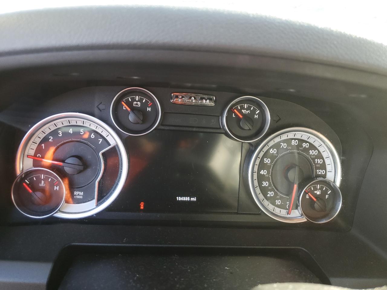 2014 RAM 1500 VIN 1C6RR7LT5ES214285 Copart auction photo, front end damage thumbnail 9