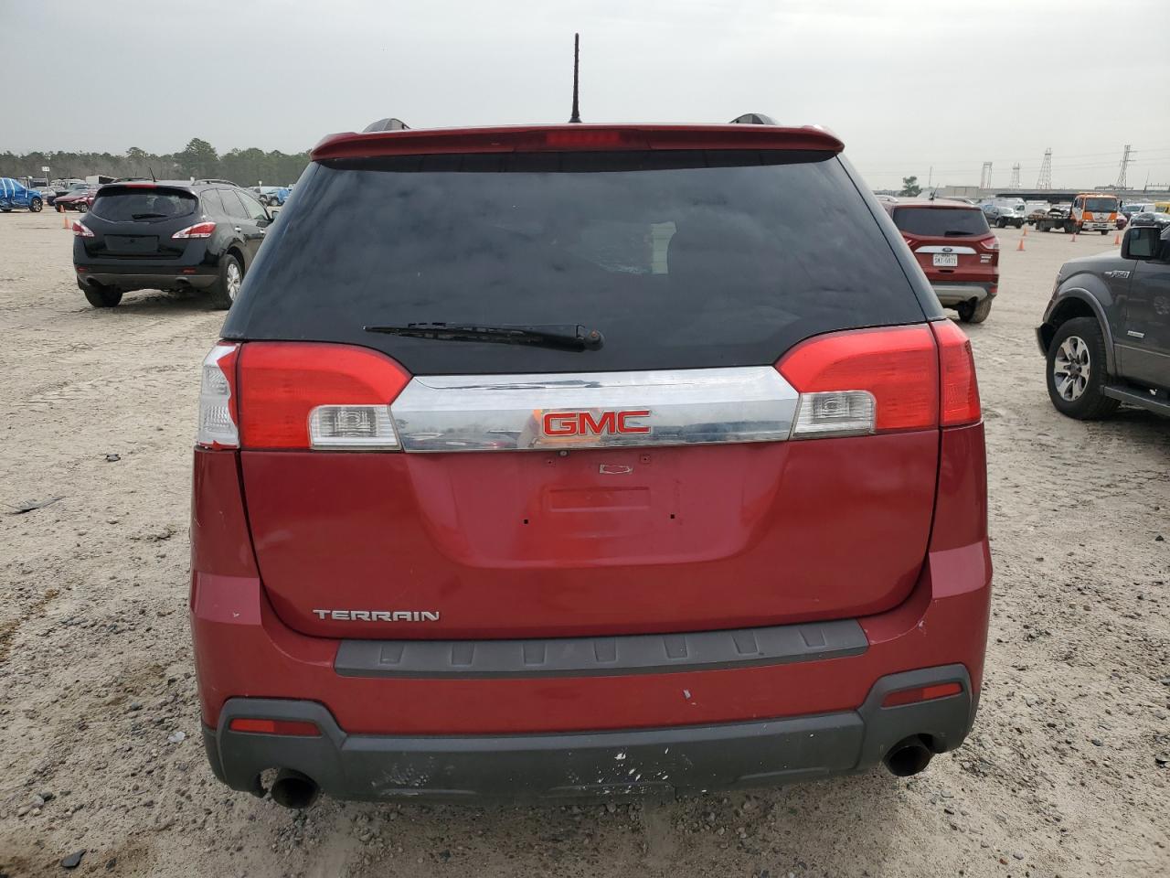 2014 GMC Terrain VIN 2GKFLRE36E6269213 Copart auction photo, front end / all over damage thumbnail 6