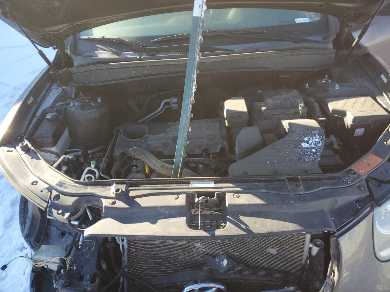 2012 Hyundai Santa Fe VIN 5XYZG3ABXCG130502 Copart auction photo, front end damage thumbnail 13