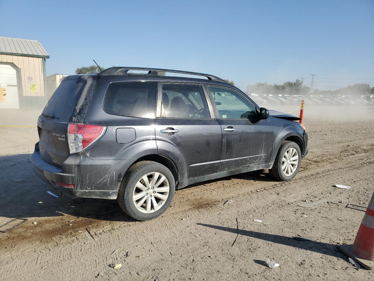 2013 Subaru Forester VIN JF2SHADC0DH443592 Copart auction photo, all over damage thumbnail 3