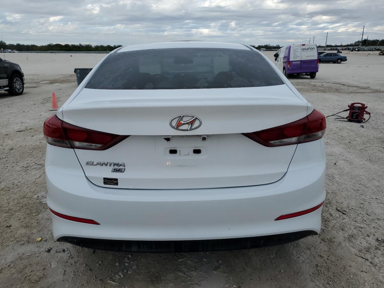 2018 Hyundai Elantra VIN 5NPD74LF1JH223057 Copart auction photo, front end damage thumbnail 6