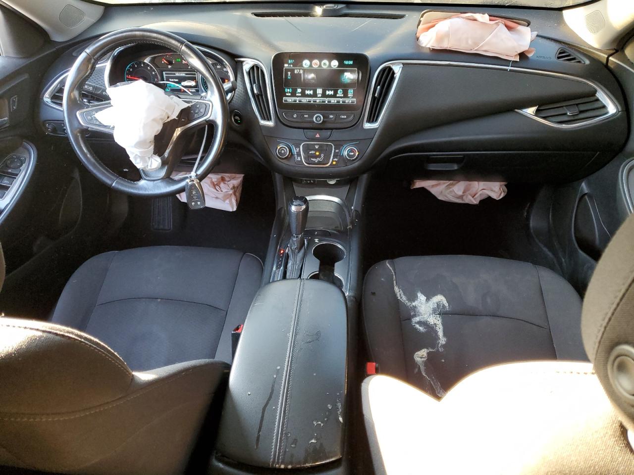2018 Chevrolet Malibu VIN 1G1ZD5ST9JF291797 Copart auction photo, front end / side damage thumbnail 8