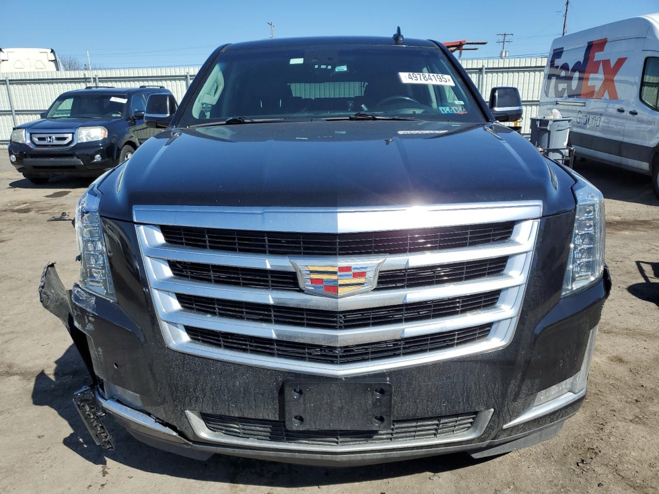 2018 Cadillac Escalade VIN 1GYS4HKJ3JR310894 Copart auction photo, front end / side damage thumbnail 5